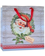 Poklon vrećica Zoewie - Happy Santa, 33.5 x 12 x 33 cm